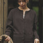 日本製 オーガニックコットン ショートカーディガン knit-006
