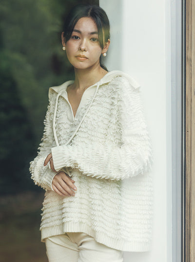 ジャガード編みニットプルオーバー knit-011