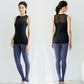 メッシュカップ付きトップス leeche058
