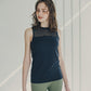 メッシュカップ付きトップス leeche058