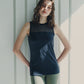 メッシュカップ付きトップス leeche058