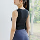 ハーフ丈カップ付トップス leeche059