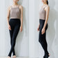 ハーフ丈カップ付トップス leeche063