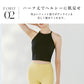 ハーフ丈カップ付トップス leeche083