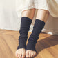 シルク リブ編み レッグウォーマー lib-silkleg