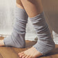 シルク リブ編み レッグウォーマー lib-silkleg