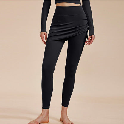 スカート付きレギンス r024