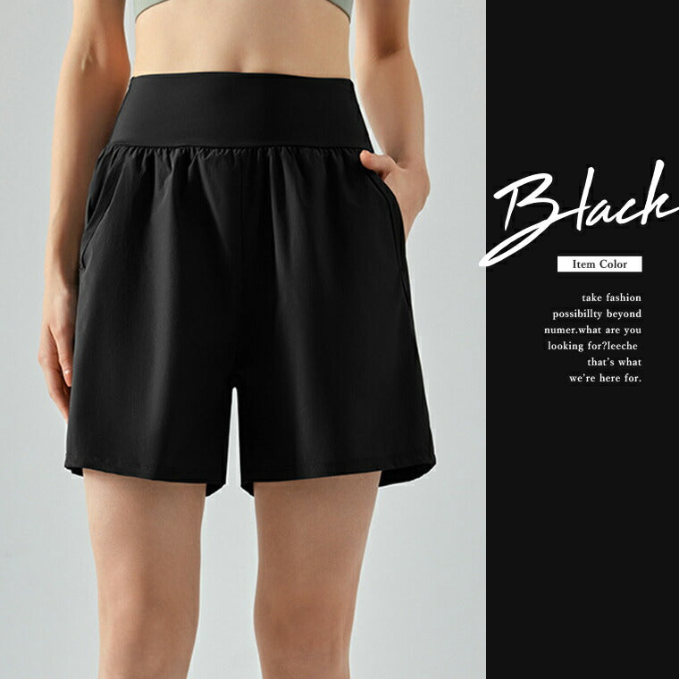 大阪国体　短パン Lee.che リーチェ ヨガ ピラティス ウェア ショートパンツ r275