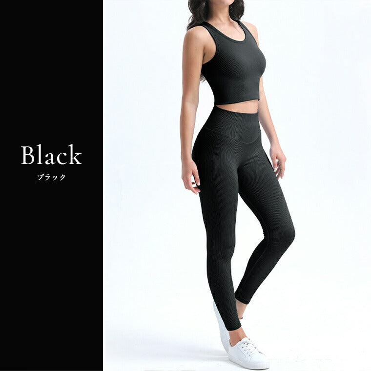 Lee.che リーチェ ヨガ ピラティス ウェア セットアップ s385