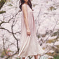 日本製 桜染グラデーションノースリーブワンピース sumi019-pinkgra