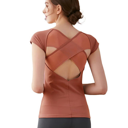 カップ付きトップス t079