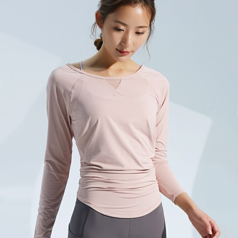 Lee.che リーチェ ヨガ ピラティス ウェア 長袖 t110 – stylydesign