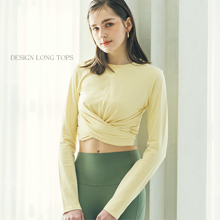 Lee.che リーチェ ヨガ ピラティス ウェア 長袖トップス t154