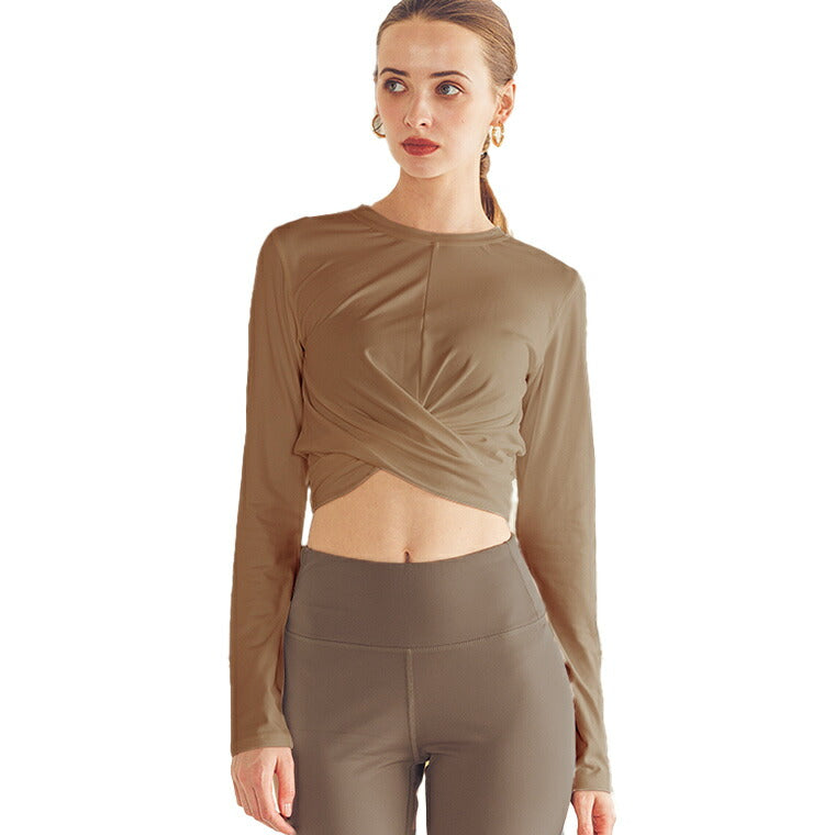 Lee.che リーチェ ヨガ ピラティス ウェア 長袖トップス t154