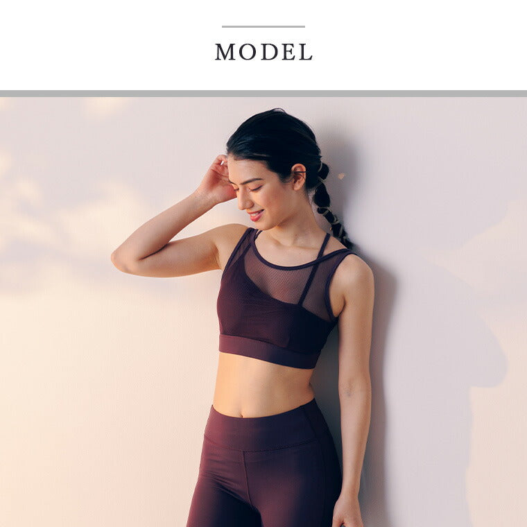 Lee.che リーチェ ヨガ ピラティス ウェア メッシュレギンス r184