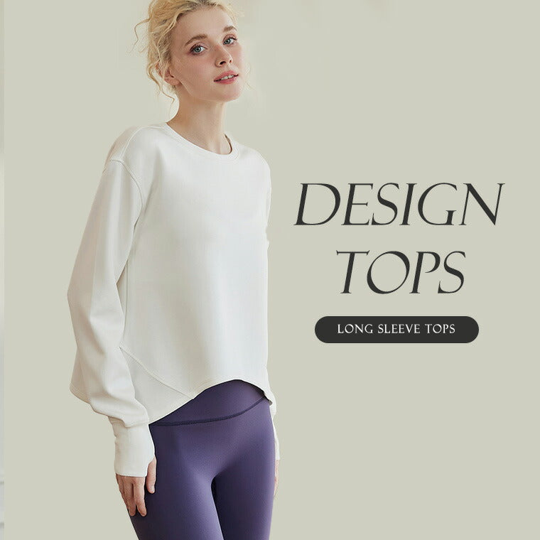 Lee.che リーチェ ヨガ ピラティス ウェア 長袖トップス t190