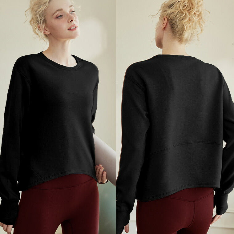 Lee.che リーチェ ヨガ ピラティス ウェア 長袖トップス t190