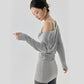 Long-sleeved top t390 