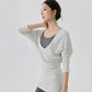 Long-sleeved top t390 
